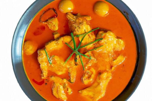 Thajské červené kari s kuřecím