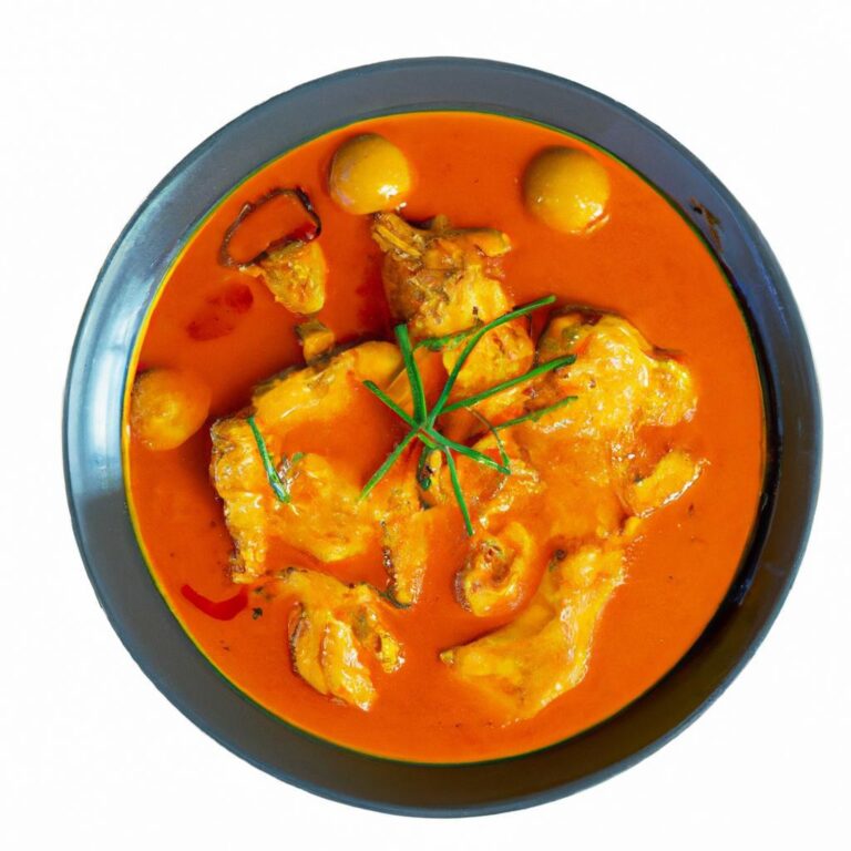 Thajské červené kari s kuřecím