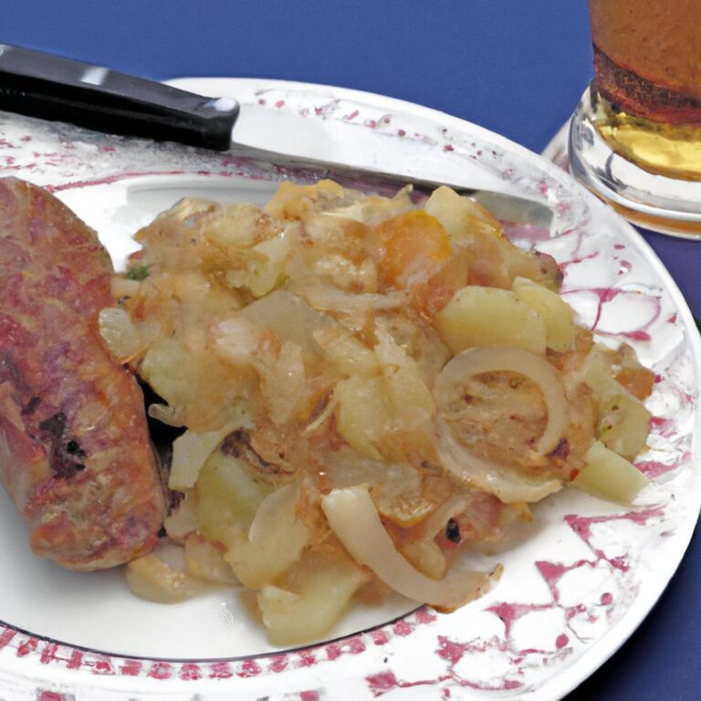 Krkovička na pivní cibuli