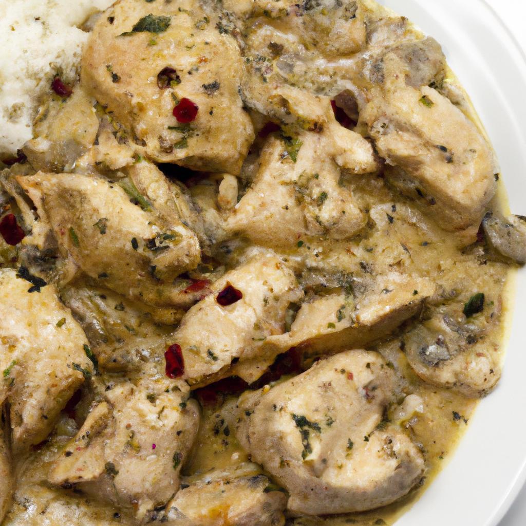 Kuřecí stroganov po brazilsku