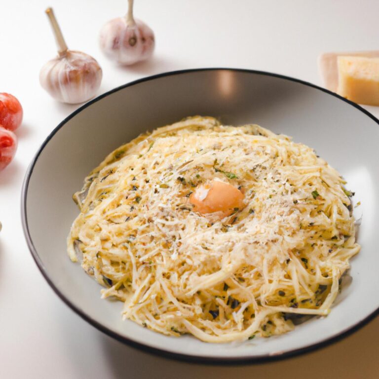 Domácí spaghetti carbonara podle Itálie